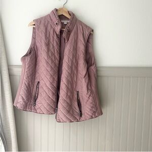 Westport Quilted Pink Vest 2X